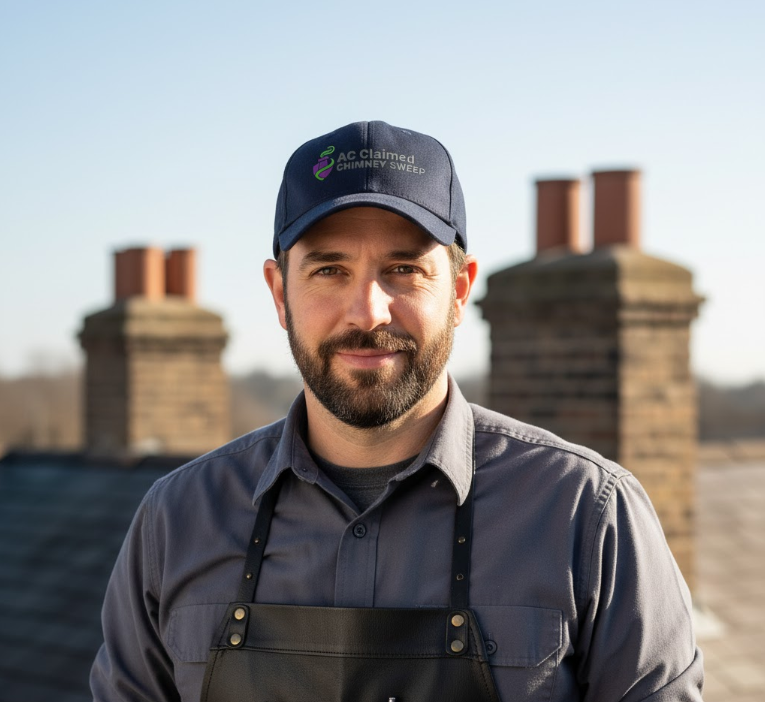 Professional chimney sweep expert